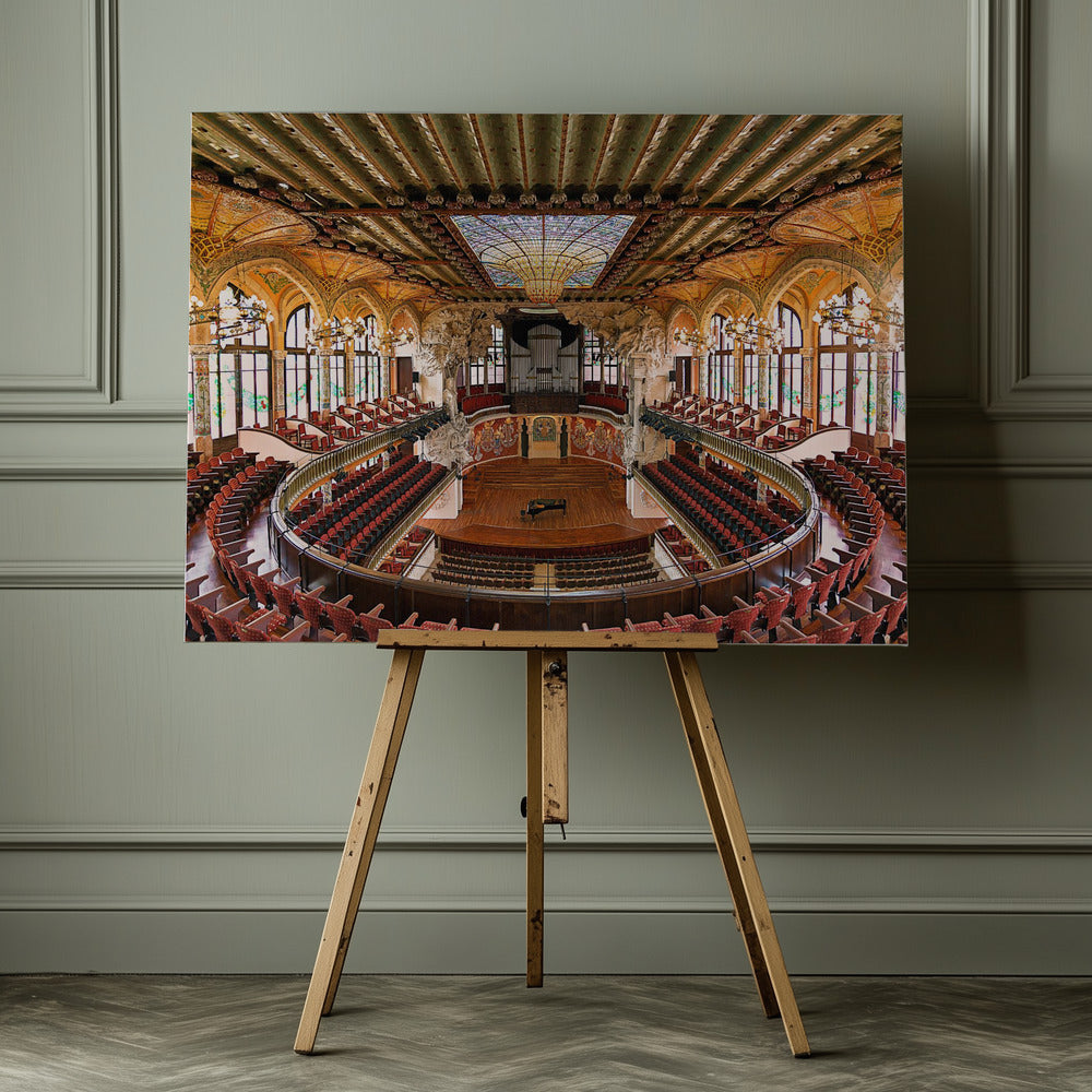 Inside the Palau - Poster / Art Print - interiör