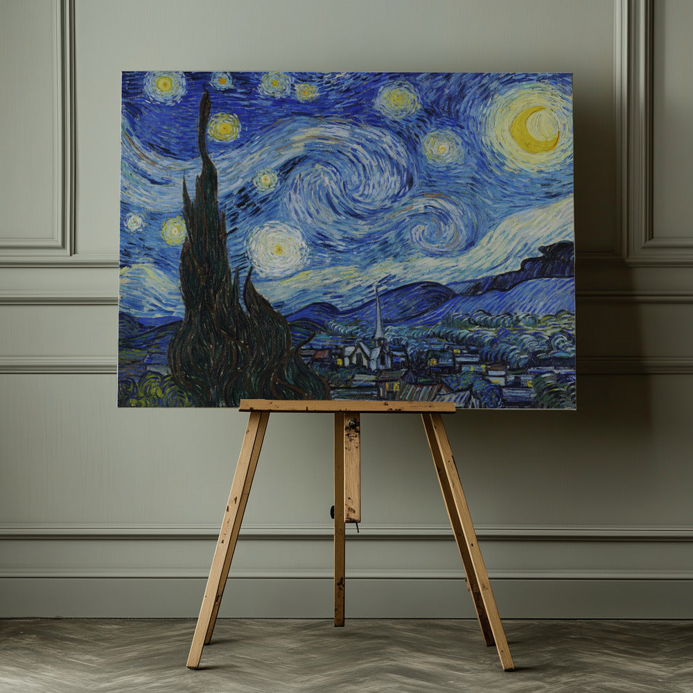 The Starry Night - Poster / Art Print - interiör