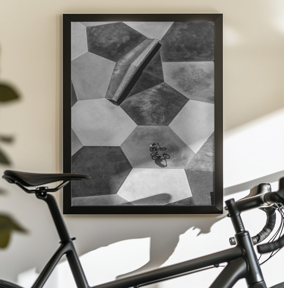 Lonely rider - Poster / Art Print - interiör