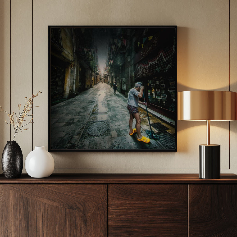 wipe away - Poster / Art Print - interiör