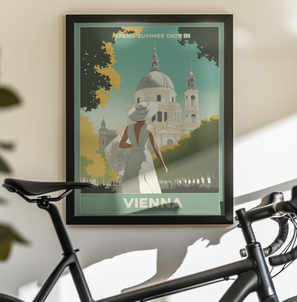 Vienna Summer Stroll - Poster / Art Print - interiör