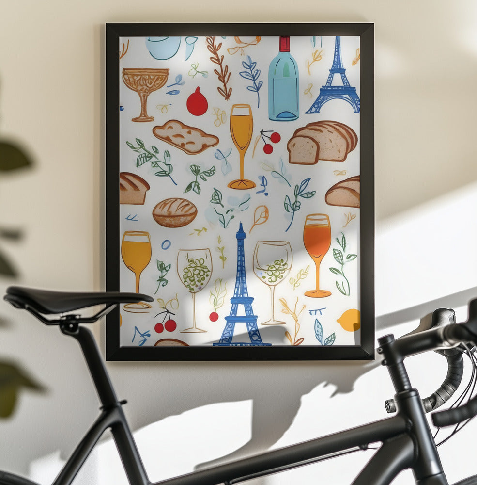 Paris Things - Poster / Art Print - interiör