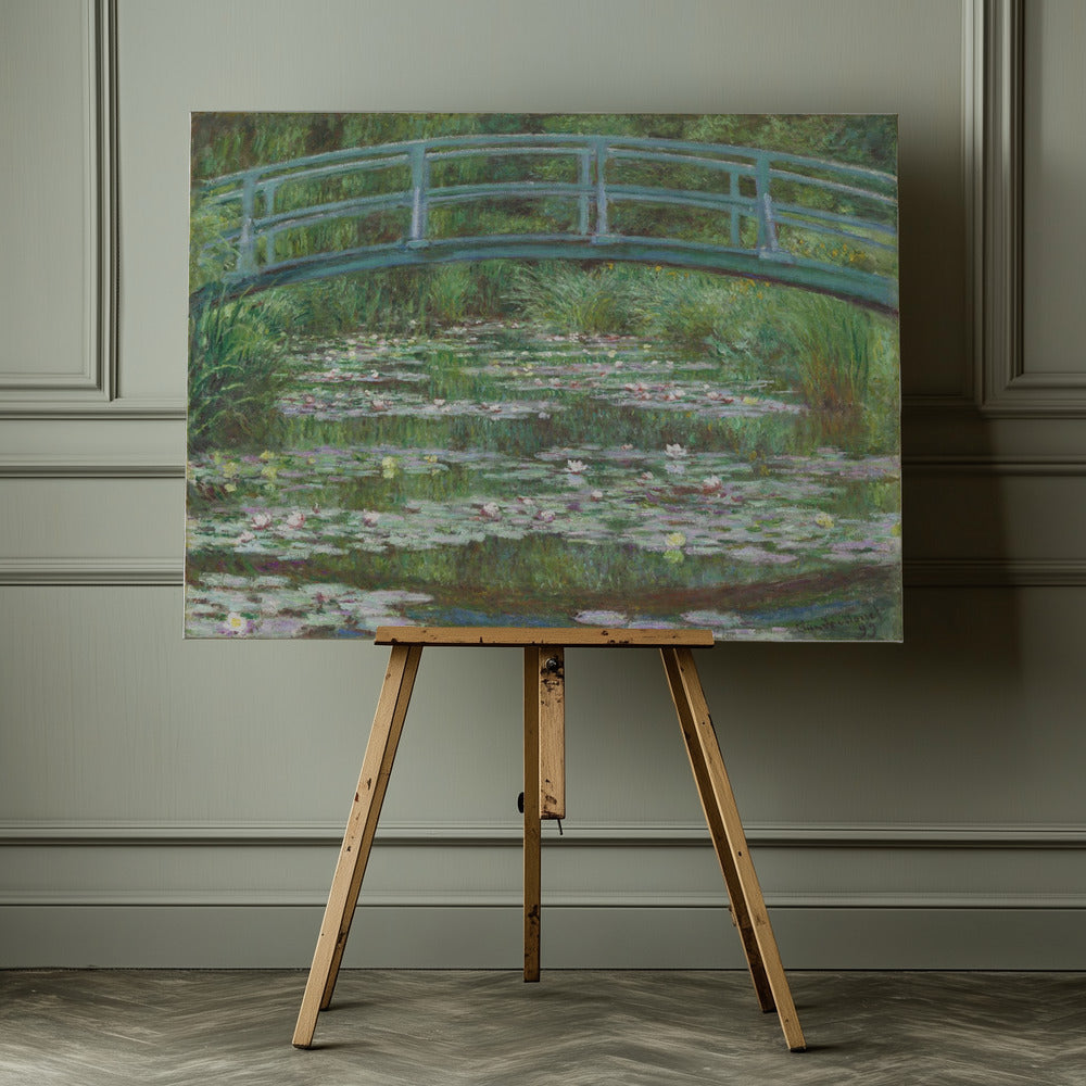 Japanese Footbridge 1899 - Poster / Art Print - interiör