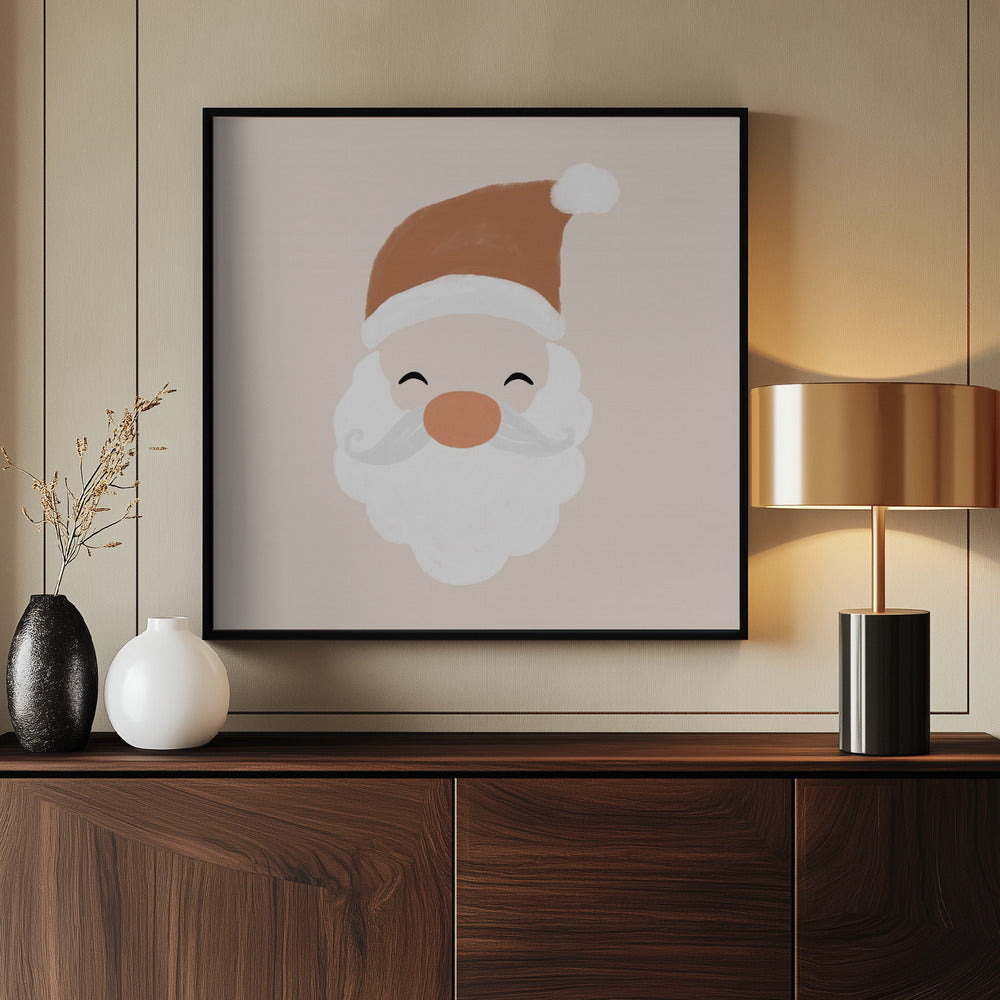 Santa - Poster / Art Print - interiör