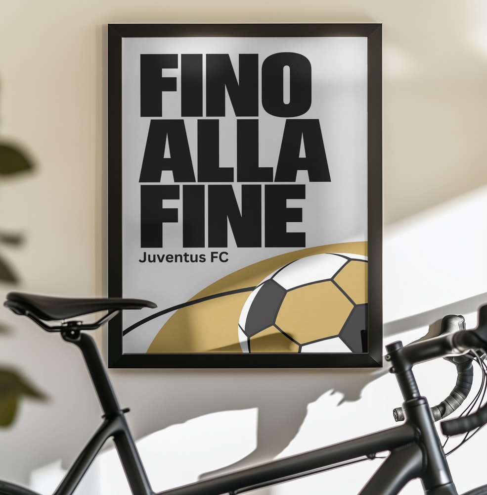 Fino Alla Fine Football - Poster / Art Print - interiör