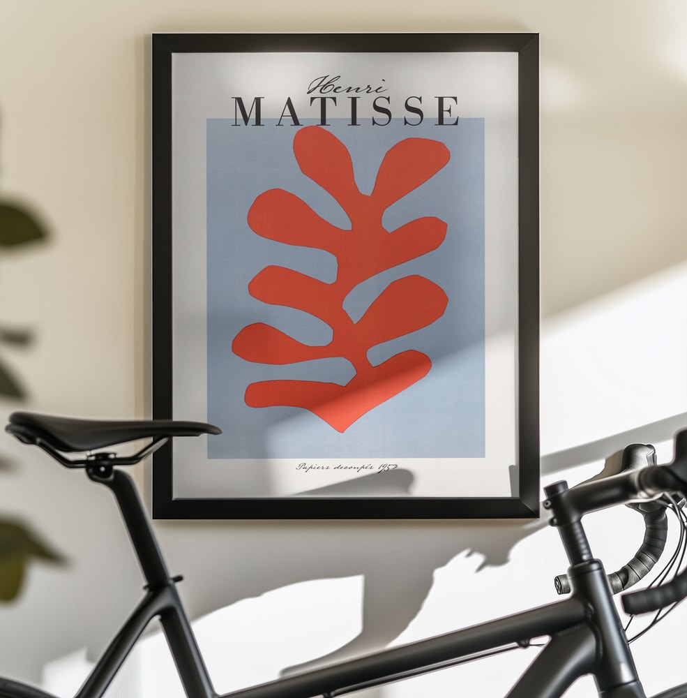 Henri Matisse - Red Organic Shape - interiör