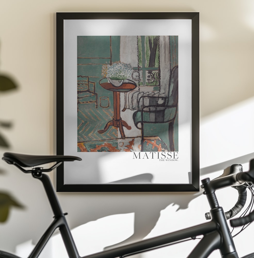 Henri Matisse's the Window (1916) - Poster / Art Print - interiör