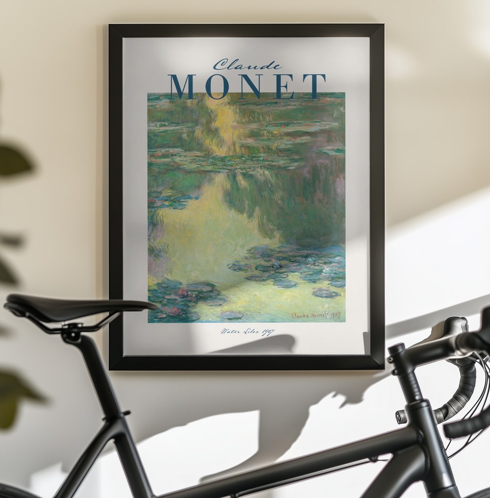 Water Lilies Reflections - Claude Monet - interiör