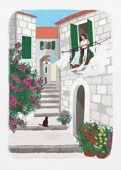 An art print titled 'A snippet of Life', likely depicting a moment or scene from everyday life, designed as a poster for wall decoration. Wall Art