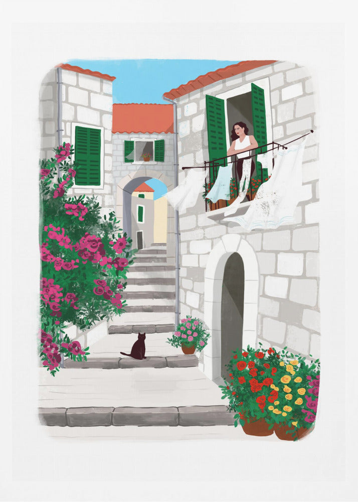 An art print titled 'A snippet of Life', likely depicting a moment or scene from everyday life, designed as a poster for wall decoration. Wall Art