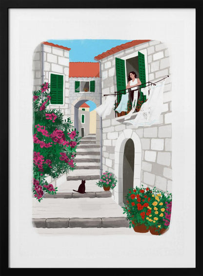 An art print titled 'A snippet of Life', likely depicting a moment or scene from everyday life, designed as a poster for wall decoration. Wall Art