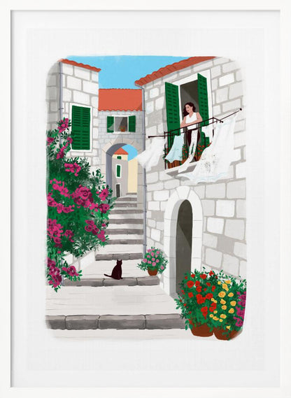 An art print titled 'A snippet of Life', likely depicting a moment or scene from everyday life, designed as a poster for wall decoration. Wall Art