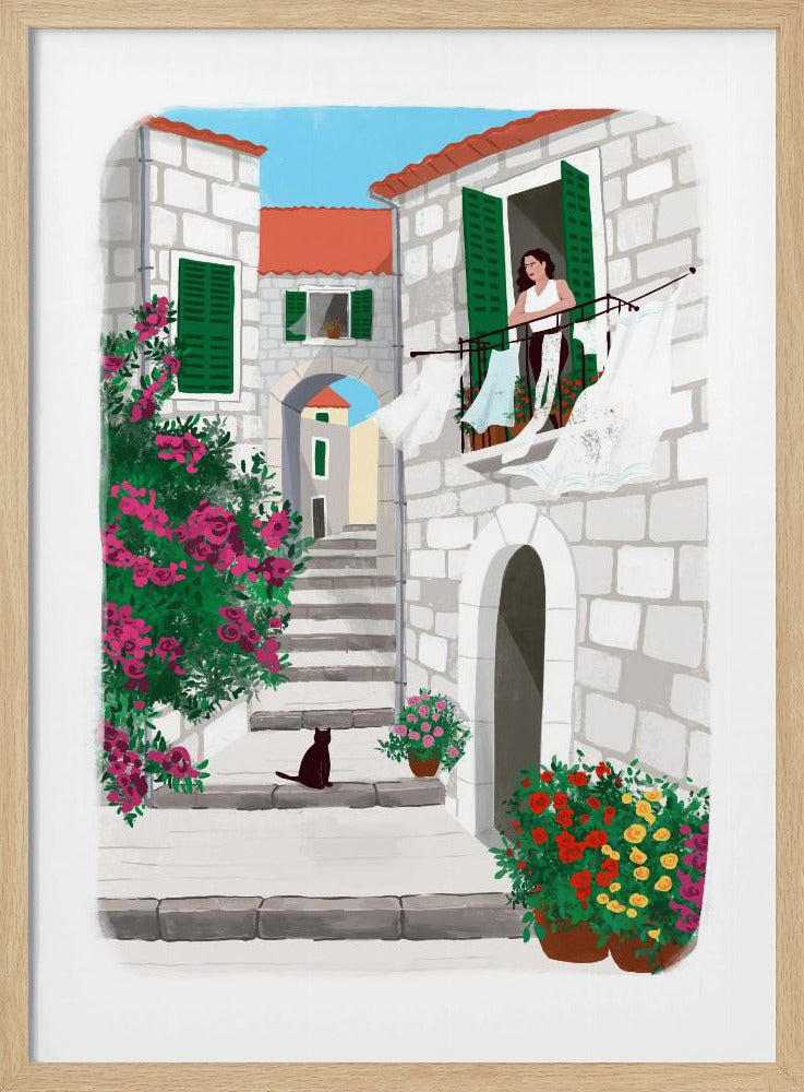 An art print titled 'A snippet of Life', likely depicting a moment or scene from everyday life, designed as a poster for wall decoration. Wall Art