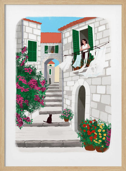 An art print titled 'A snippet of Life', likely depicting a moment or scene from everyday life, designed as a poster for wall decoration. Wall Art