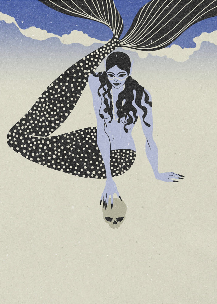 A poster or art print with a dramatic and intense design, illustrating a story of revenge, likely featuring dark tones and striking imagery. Poster