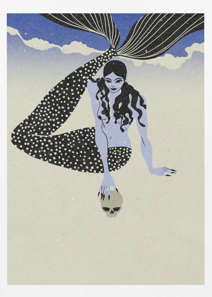 A poster or art print with a dramatic and intense design, illustrating a story of revenge, likely featuring dark tones and striking imagery. Poster