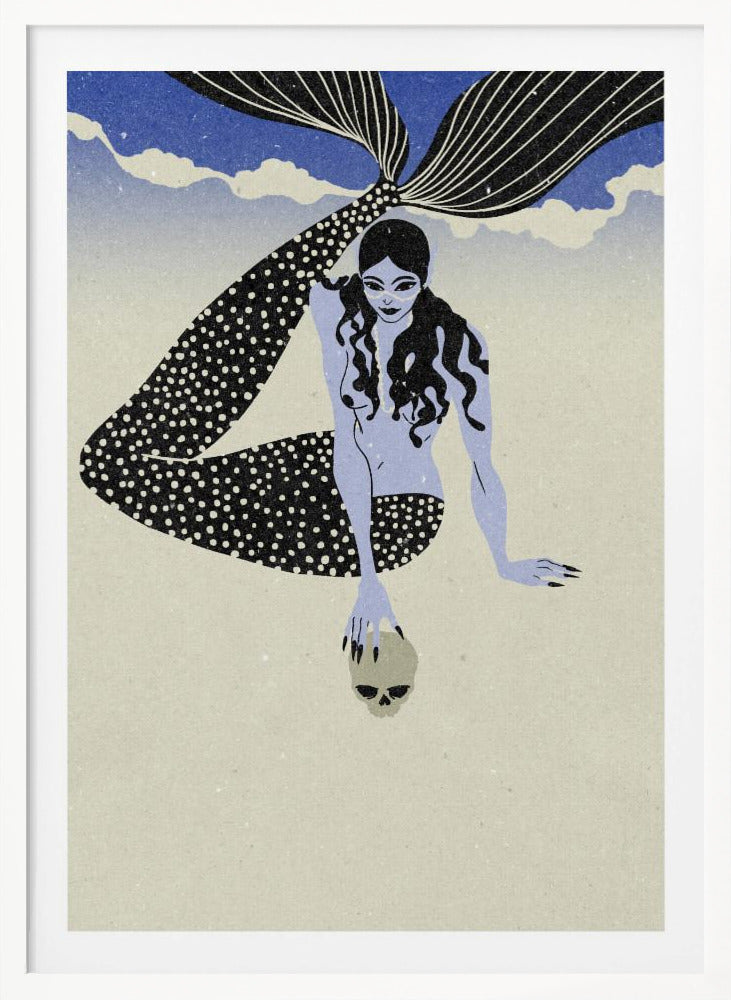 A poster or art print with a dramatic and intense design, illustrating a story of revenge, likely featuring dark tones and striking imagery. Poster