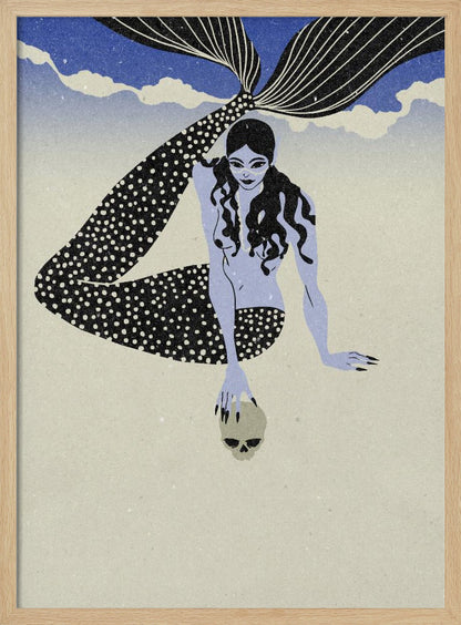 A poster or art print with a dramatic and intense design, illustrating a story of revenge, likely featuring dark tones and striking imagery. Poster