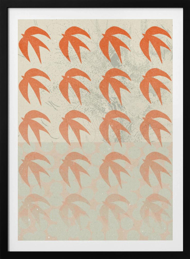 An abstract composition art print, featuring various shapes and colors arranged in a modern design, suitable for a poster. Decor