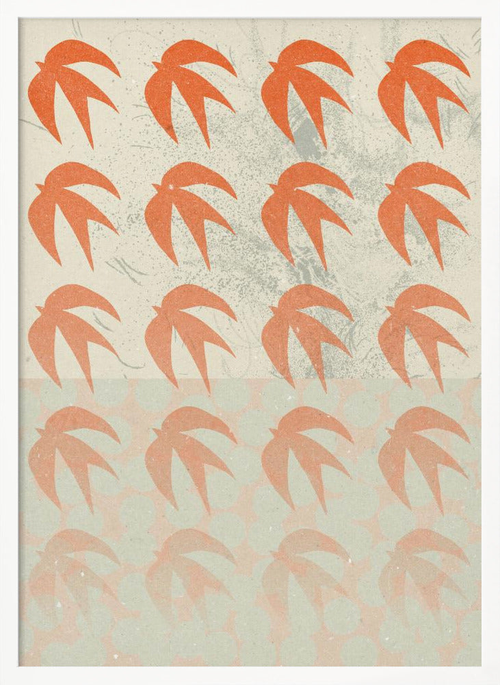 An abstract composition art print, featuring various shapes and colors arranged in a modern design, suitable for a poster. Decor