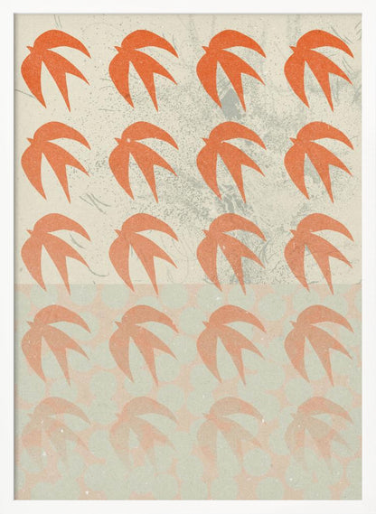 An abstract composition art print, featuring various shapes and colors arranged in a modern design, suitable for a poster. Decor
