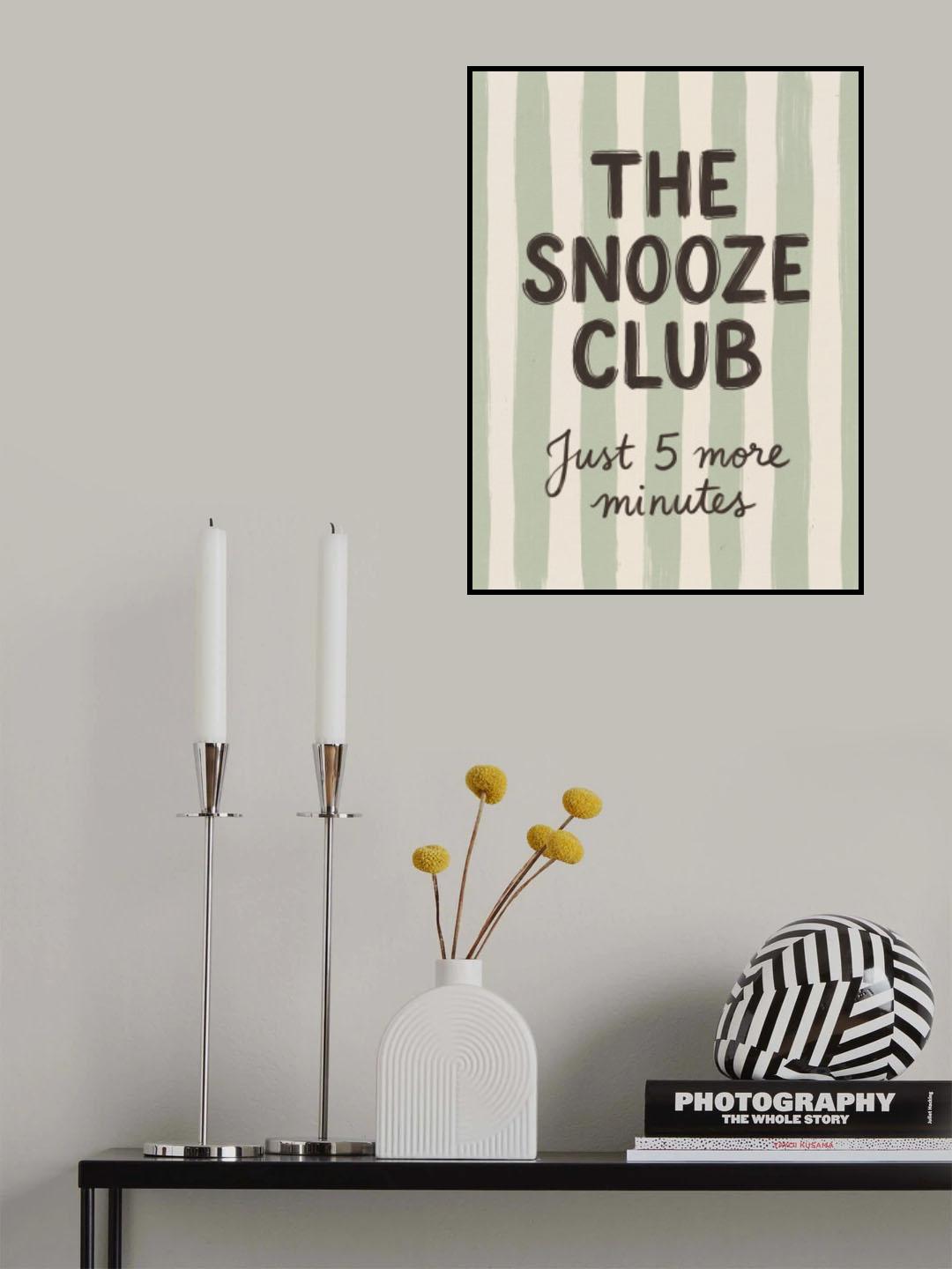 The Snooze Club - Poster / Art Print - väggvy