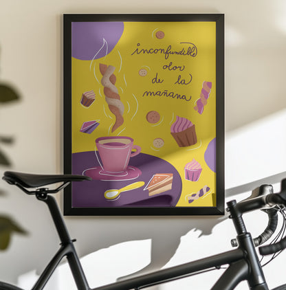 Inconfundible Yellow - Poster / Art Print - interiör