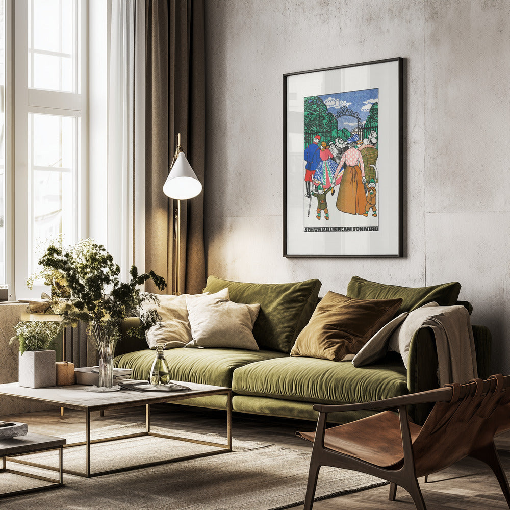 Schönbrunn On Sunday - Poster / Art Print - interiör