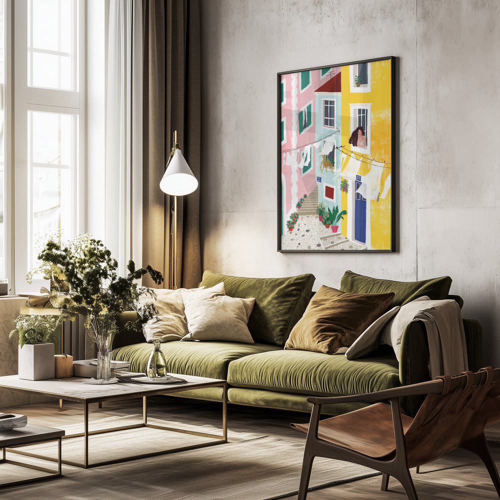 Chillin - Poster / Art Print - interiör
