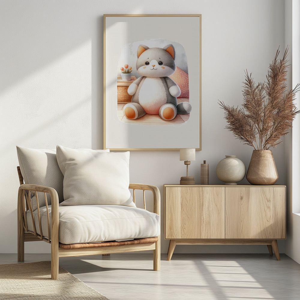 Kitten - Poster / Art Print - interiör