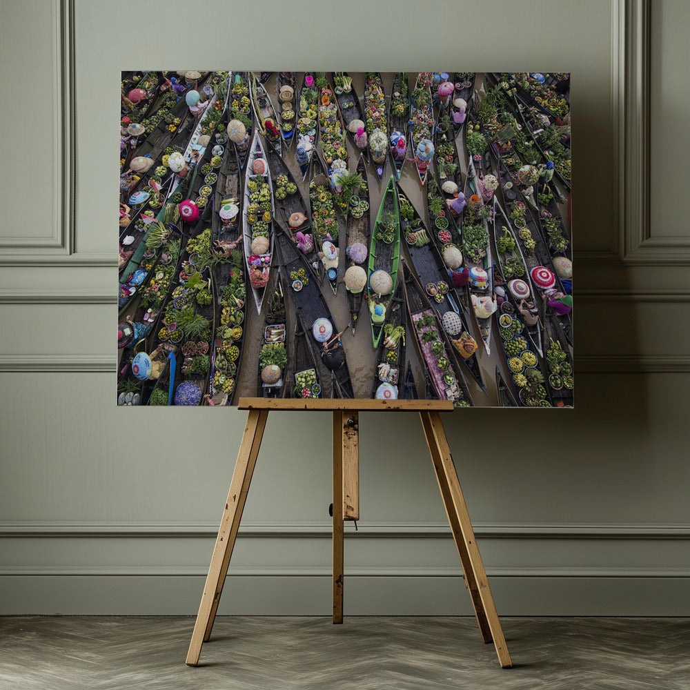 Pasar Terapung - Poster / Art Print - interiör