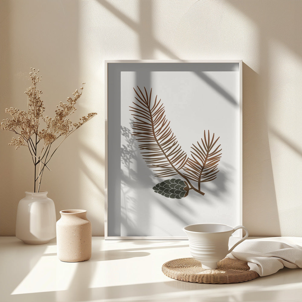 Pine - Poster / Art Print - interiör
