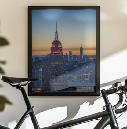 Blue Manhattan - Poster / Art Print - interiör