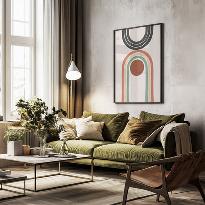 Abstract Art - Poster / Art Print - interiör