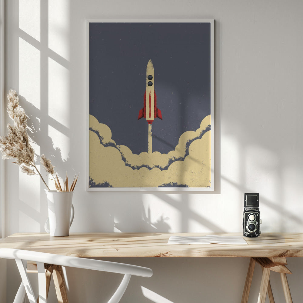 Rocket - Poster / Art Print - interiör