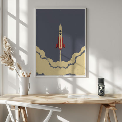 Rocket - Poster / Art Print - interiör
