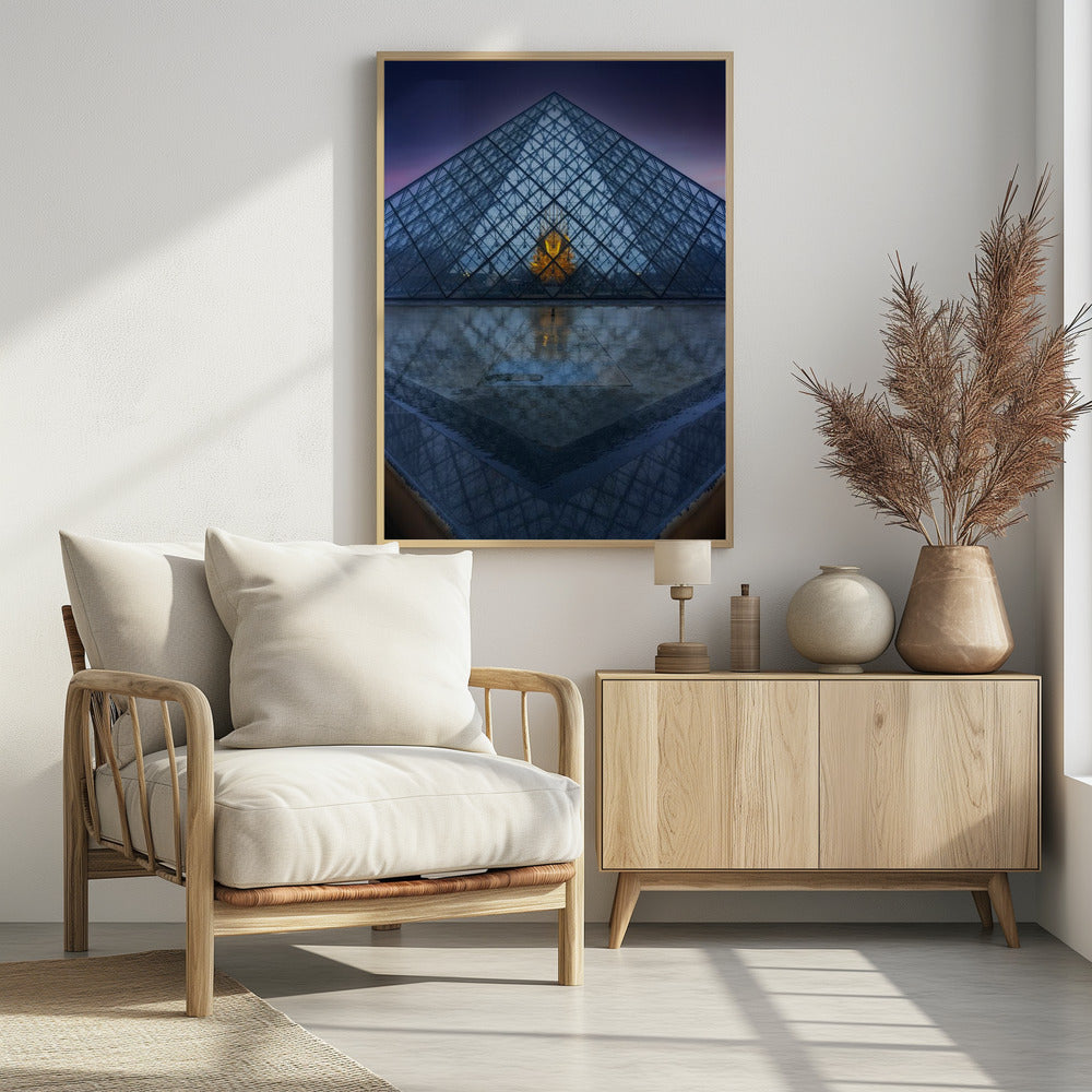 The piramid - Poster / Art Print - interiör