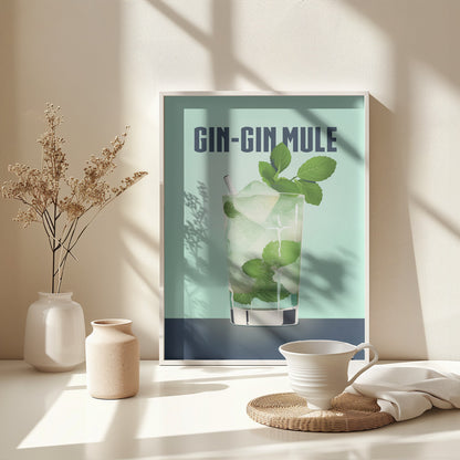 Gin Gin Mule - Poster / Art Print - interiör