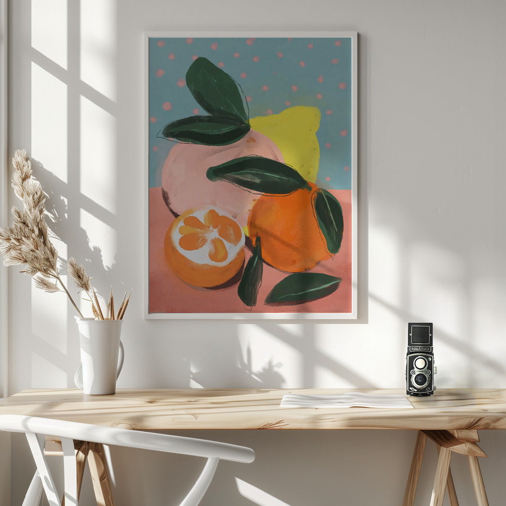 Fruity Summer No 2 - Poster / Art Print - interiör