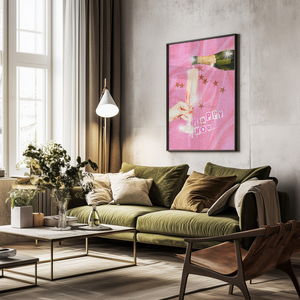 Happy hour - Poster / Art Print - interiör