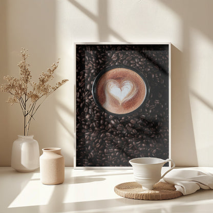 love latte - Poster / Art Print - interiör