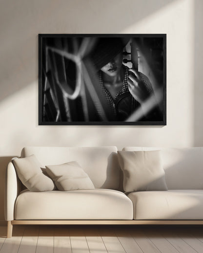 Observer of notes - Poster / Art Print - interiör