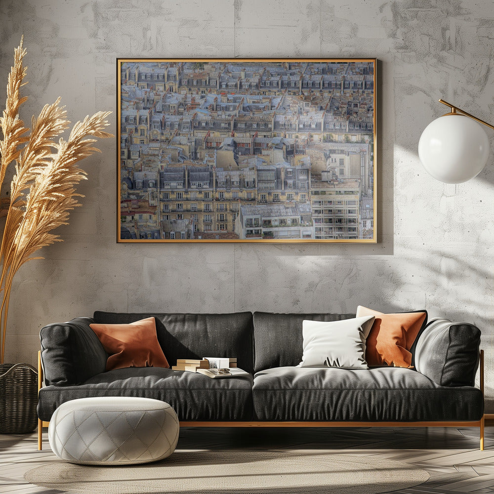 Parisian roofs - Poster / Art Print - interiör