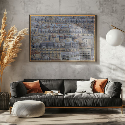 Parisian roofs - Poster / Art Print - interiör