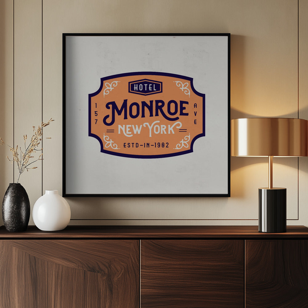 Monroe Hotel New York - Poster / Art Print - interiör