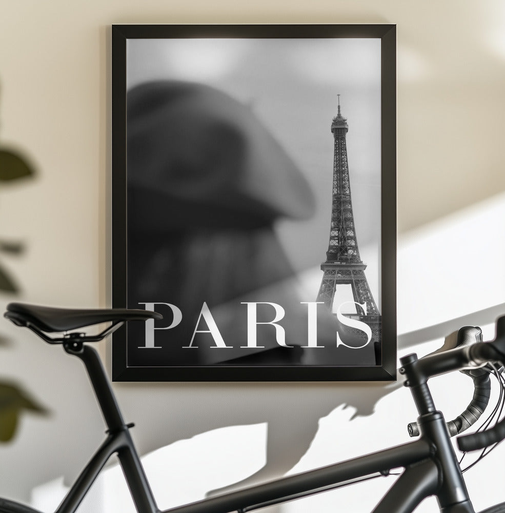 Paris Text 4 - Poster / Art Print - interiör
