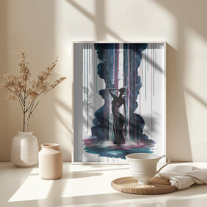 Waterfall - Poster / Art Print - interiör