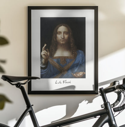 Salvator Mundi (circa 1500) - Poster / Art Print - interiör
