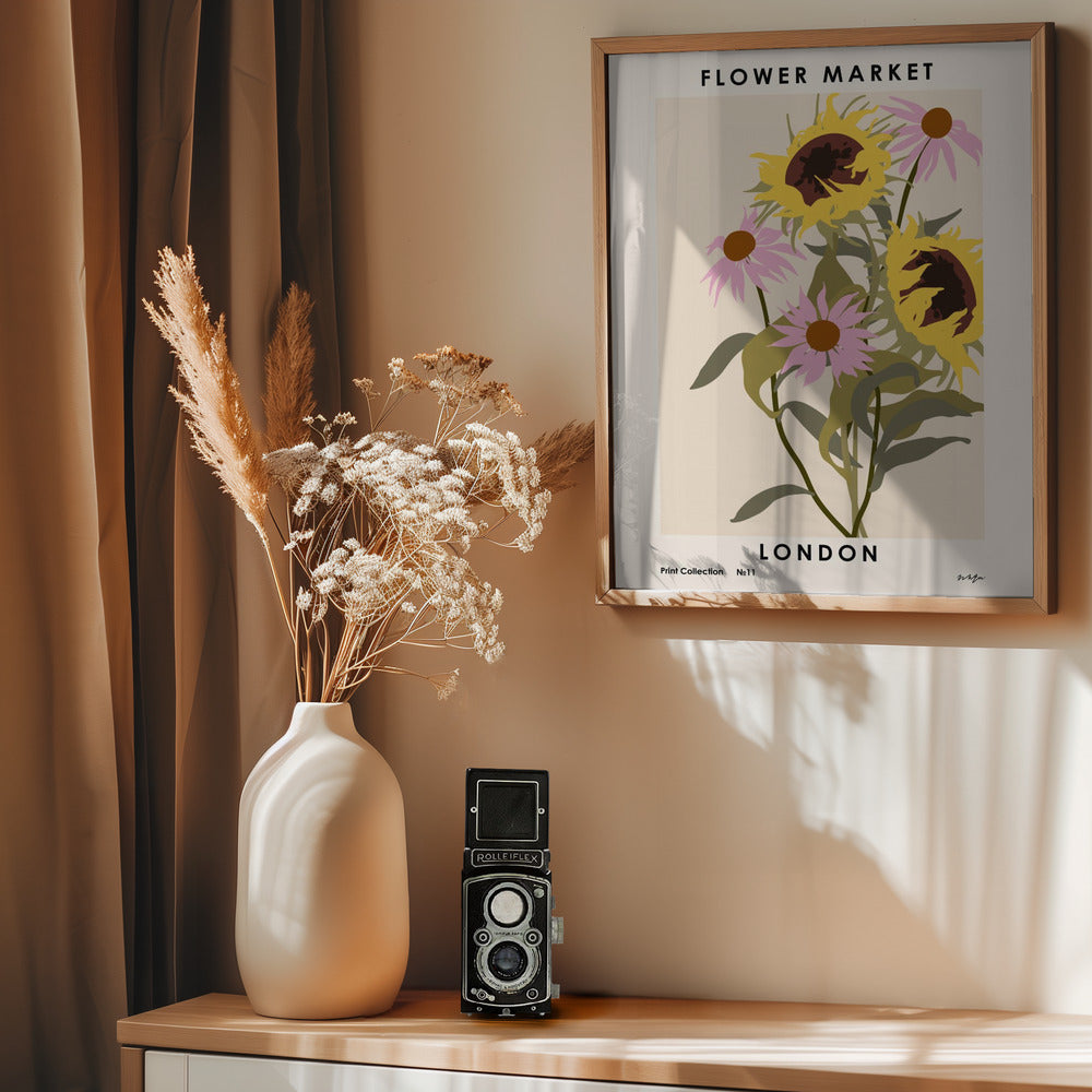 Flower Market. London - Poster / Art Print - interiör
