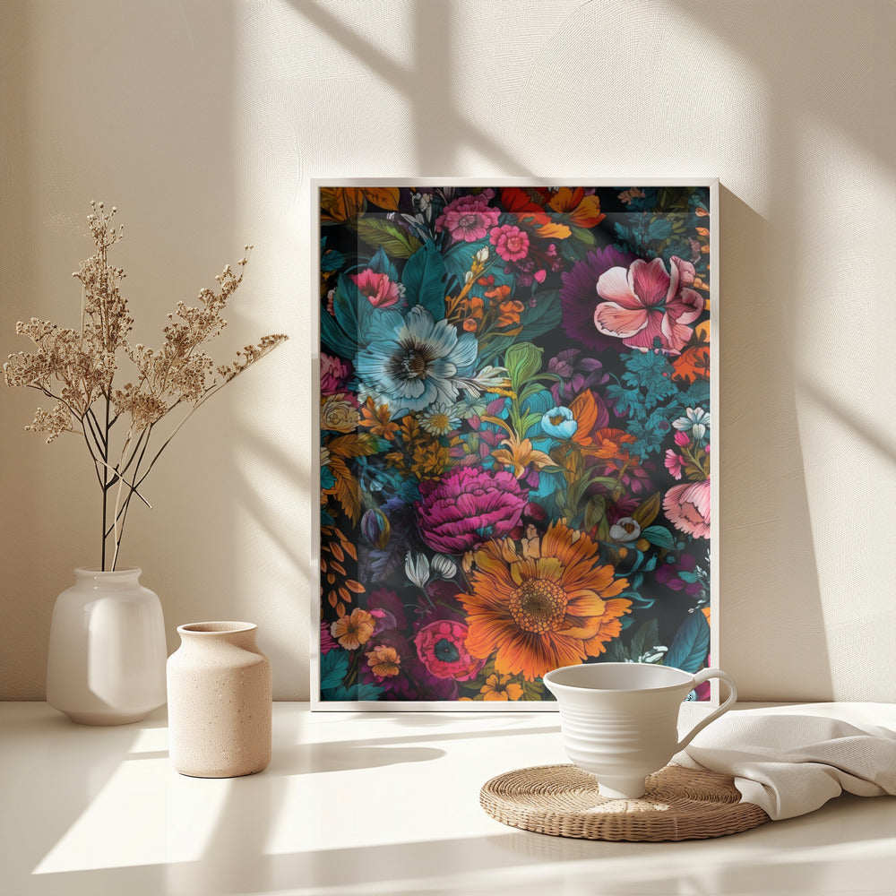 Meadow flowers 6 - Poster / Art Print - interiör